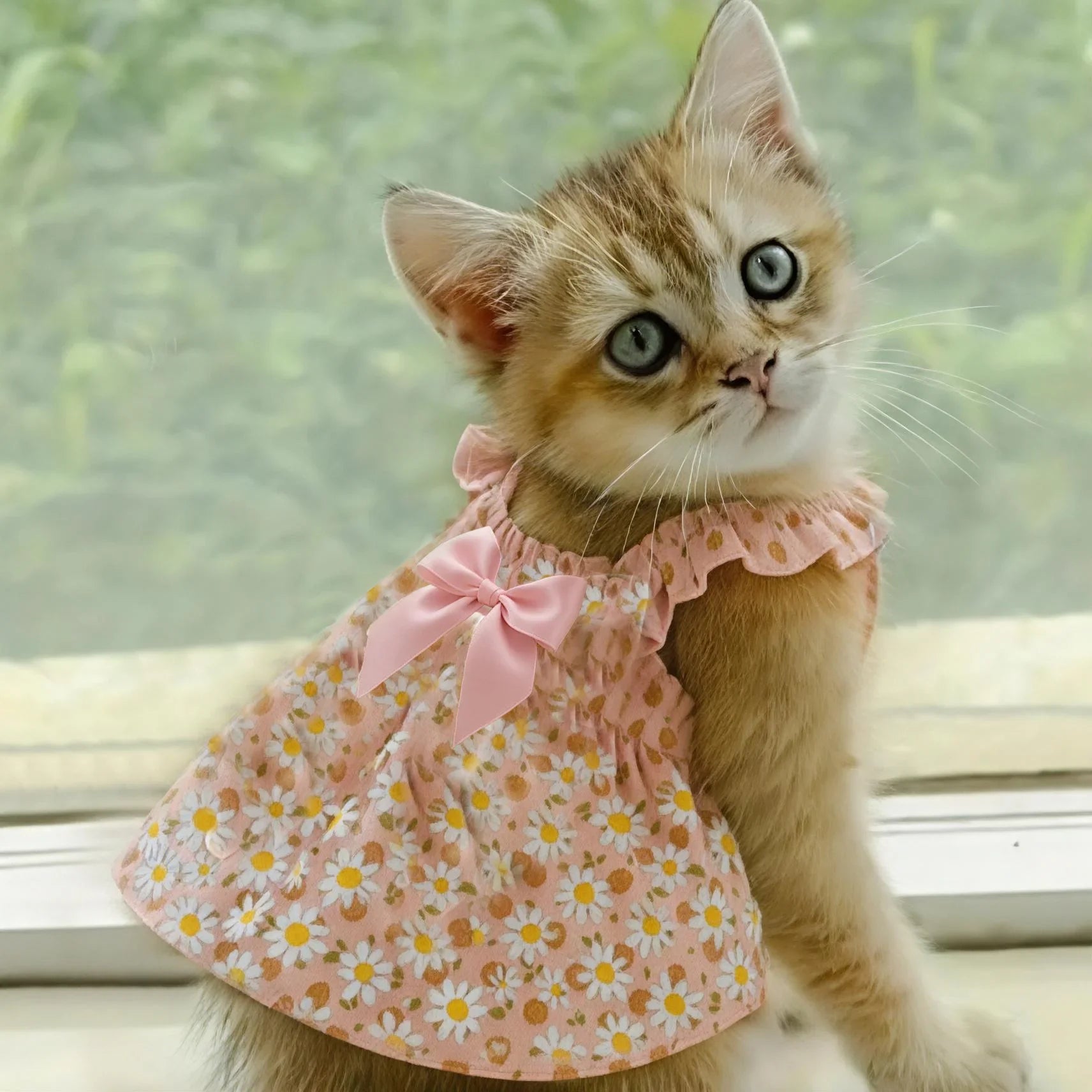 Chic Floral Pet Dress