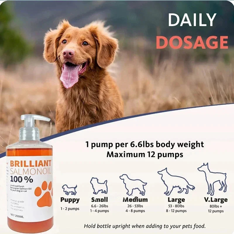 Salmon Oil for Happy Pets