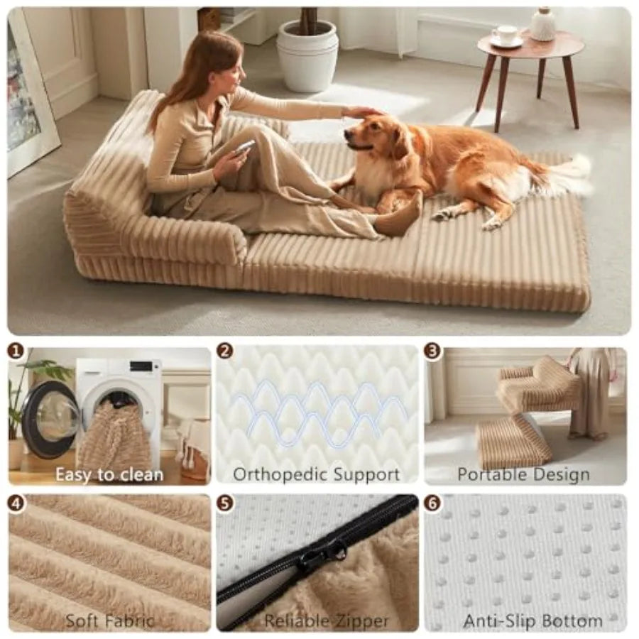 Cozy Human-Sized Pet Bed